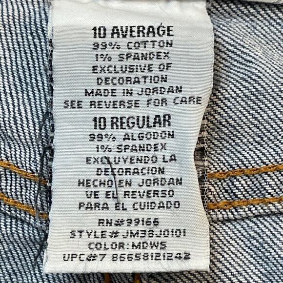 Vintage Jordache Jeans Classic Boot Cut Size 10 Average Medium Wash Y2K - Picture 7 of 8